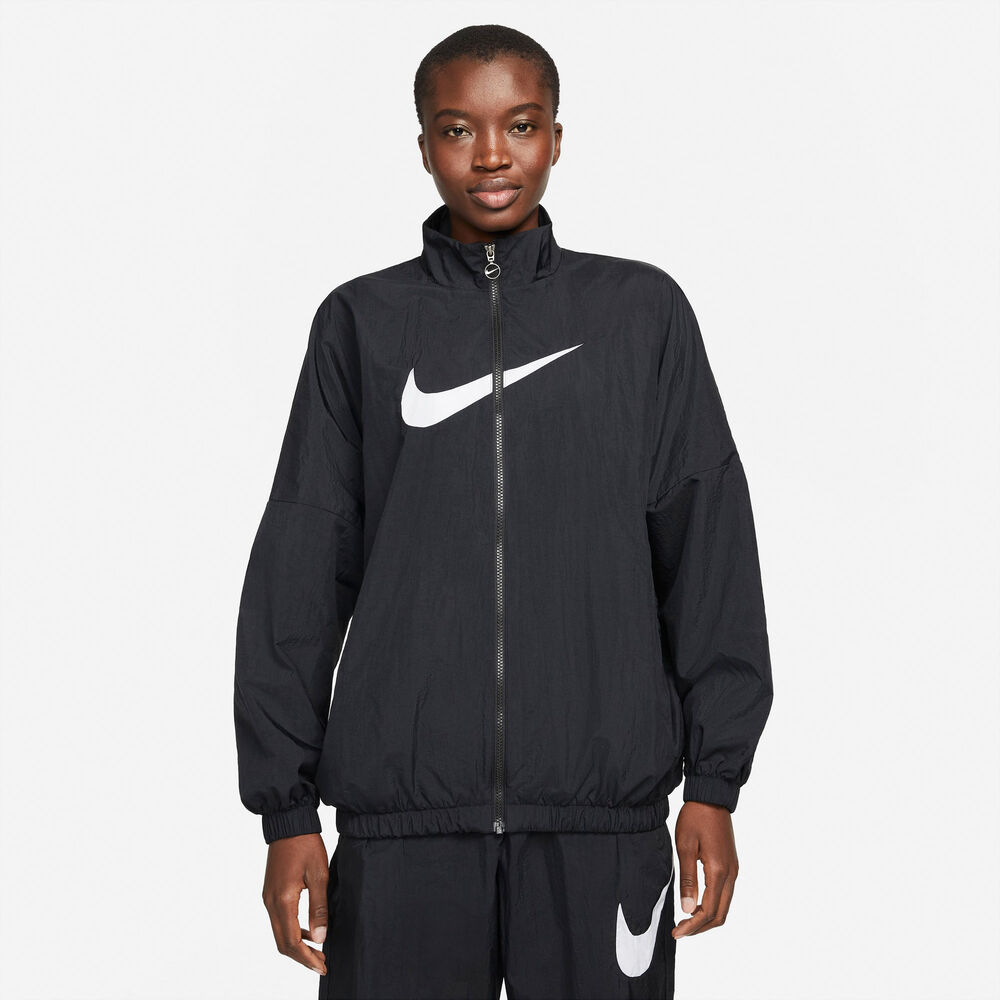 Nike Sportswear Essential Woven Vindjakke Damer Overgangsjakker Sort Xl