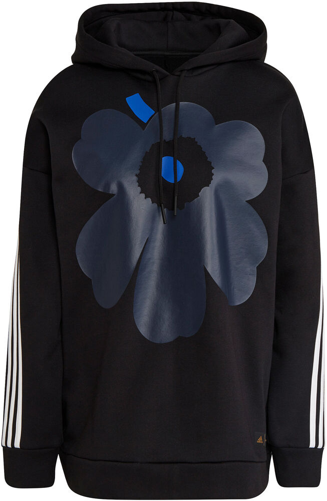 3: Adidas Adidas Sportswear Marimekko Fleece Hooded Sweatshirt Damer Hættetrøjer & Sweatshirts Sort S