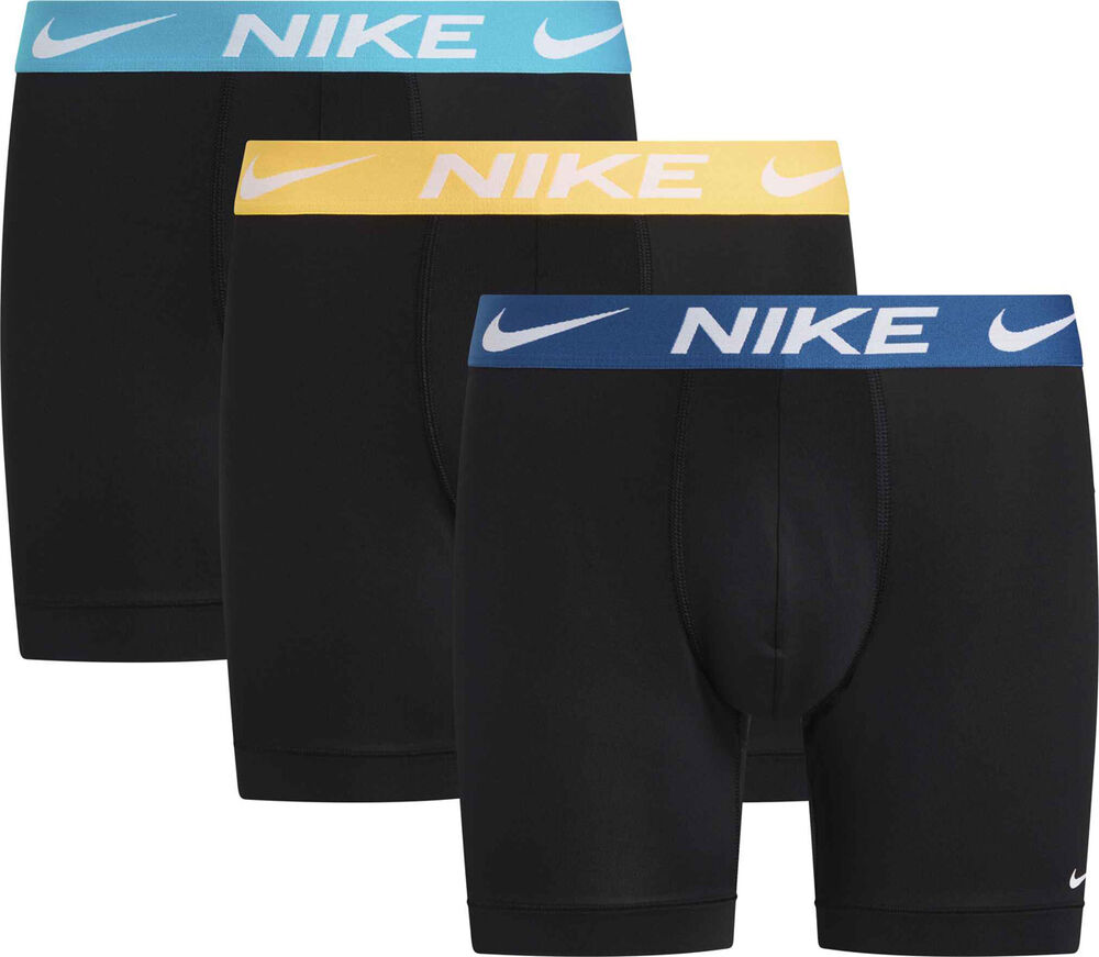 7: Nike Underbukser, Polyester, 3pak Herrer Undertøj Sort Xl