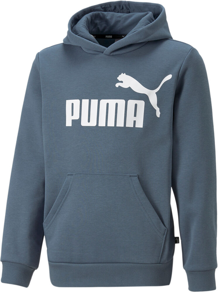 Puma Essentials Big Logo Hættetrøje Unisex Hoodies Og Sweatshirts Blå 164