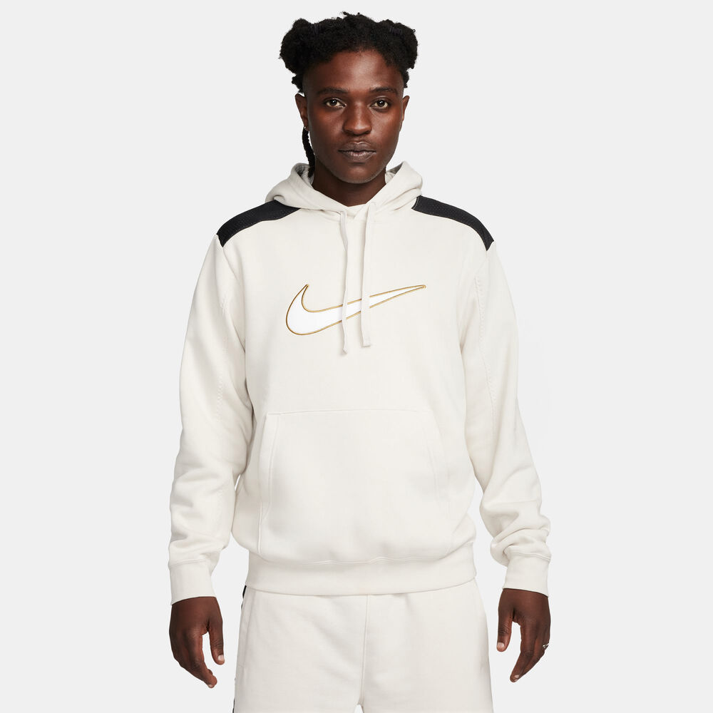 Nike Sportswear Fleece Hættetrøje Herrer Tøj Hvid L