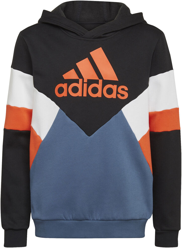 11: Adidas Colorblock Fleece Hættetrøje Drenge Tøj Multifarvet 128