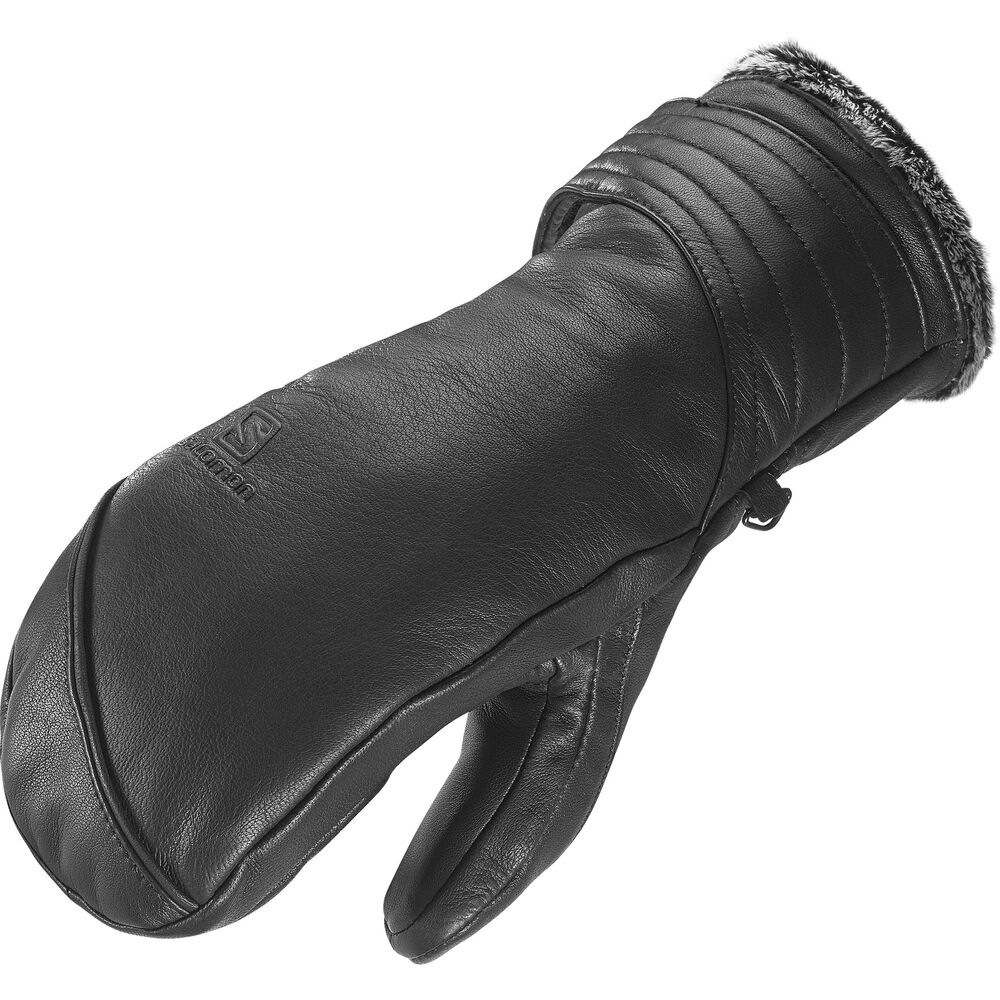 Salomon Gloves Native Mitten Damer Drybags Sort M