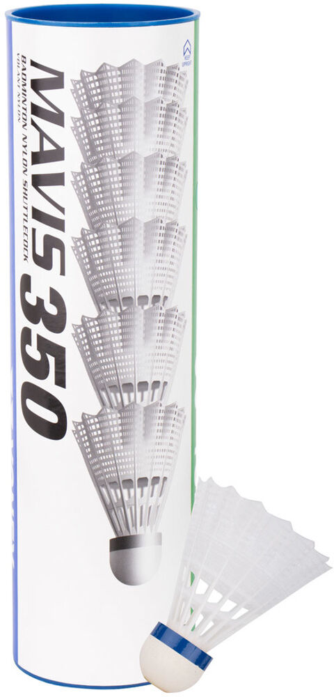 5: Yonex Mavis 350 Fjerbolde, Nylon Unisex Tilbehør Og Udstyr Hvid Medium