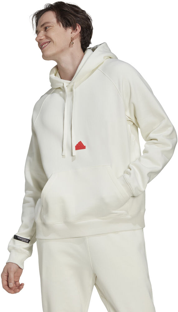 Billede af Adidas Fleece Hættetrøje Herrer Tøj Hvid L