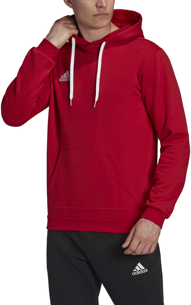Adidas Entrada 22 Sweat Hættetrøje Herrer Tøj Rød Xs