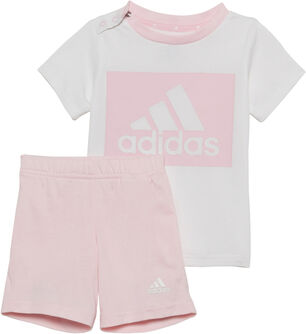 adidas Essentials sæt, shorts + T-shirt | Piger Pink | INTERSPORT.dk