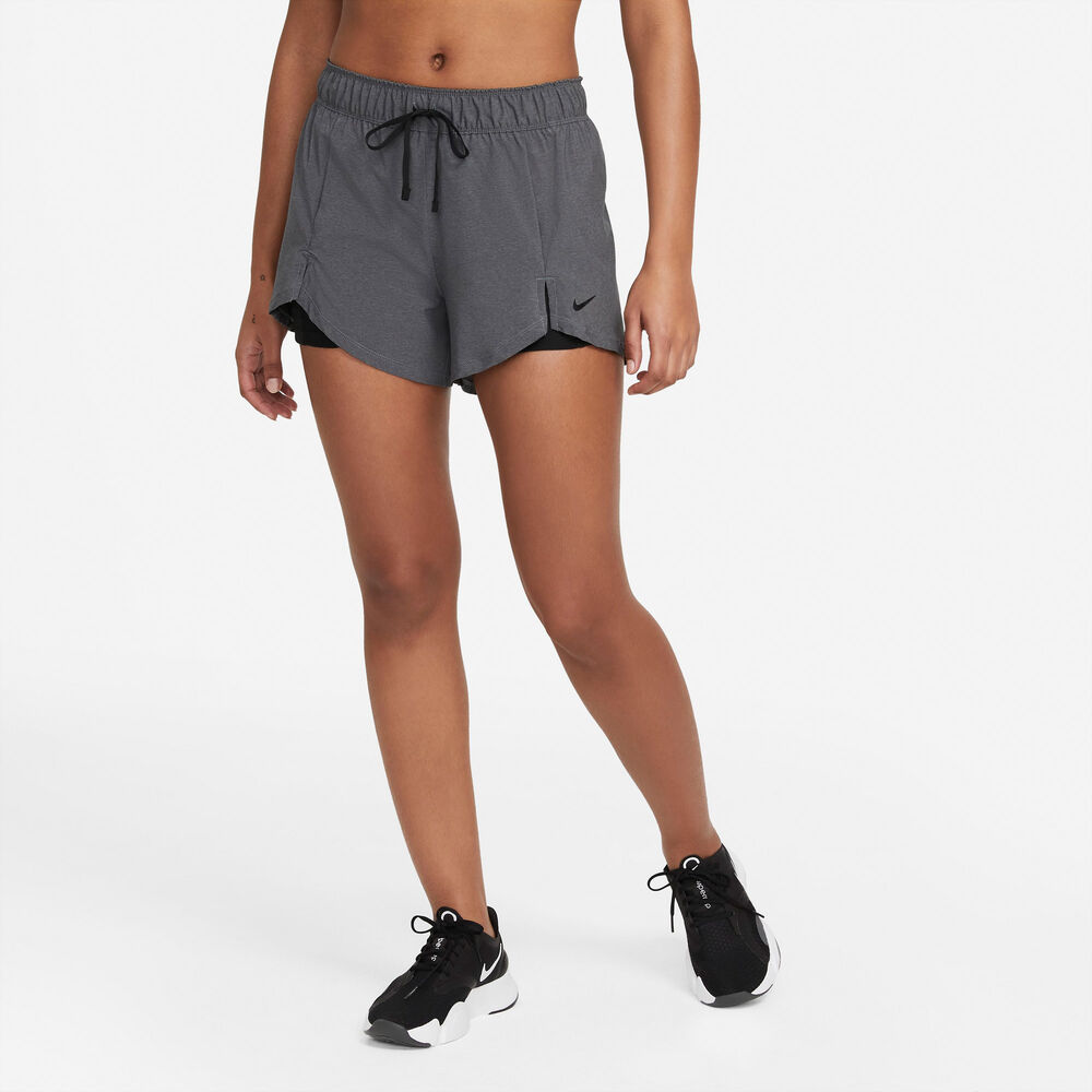 Nike Flex Essential 2i1 Træningsshorts Damer Shorts Grå Xl