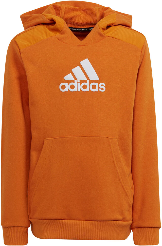 Adidas Badge Of Sport Logo Hættetrøje Unisex Tøj Orange 128