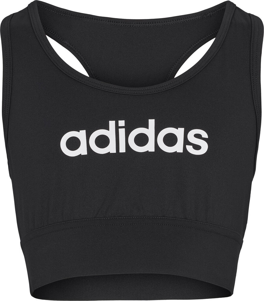 Adidas Sports Single Jersey Fitted Sports Bh Piger Tøj 152