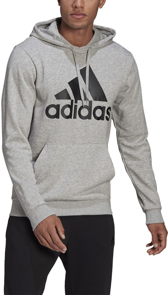 Adidas Essentials Big Logo Hættetrøje Herrer Tøj Grå L