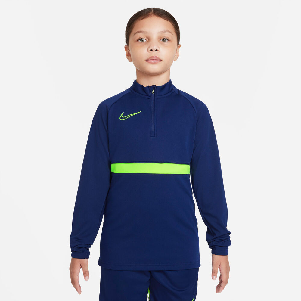 Nike Drifit Academy Drill Træningstrøje Unisex Hoodies Og Sweatshirts Blå 137147 / M
