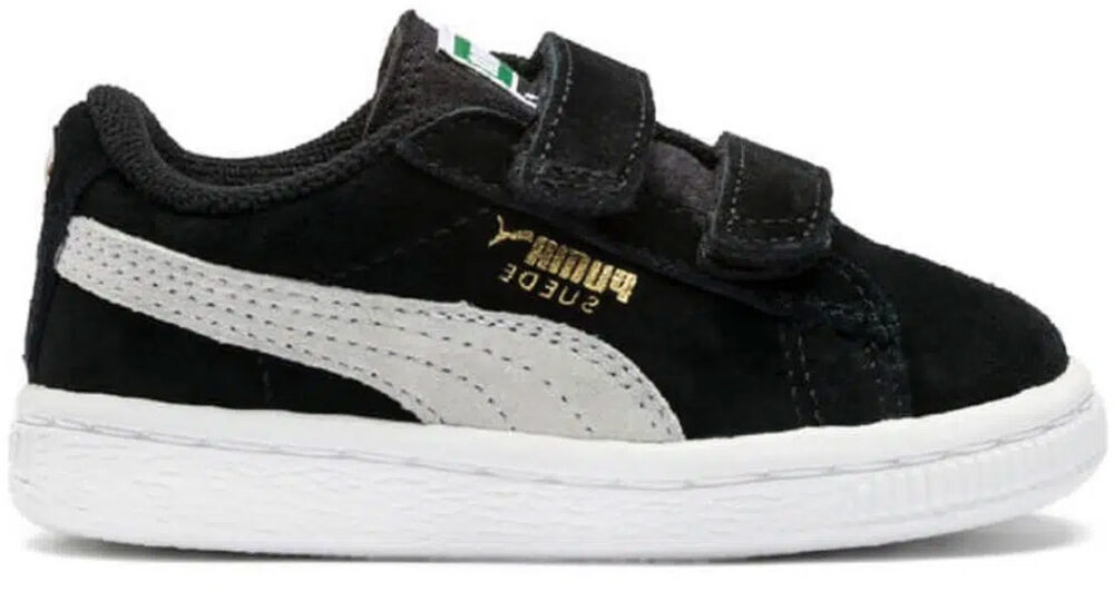 Puma Suede Velcro Kids Sneakers Unisex Sko Sort 37.5