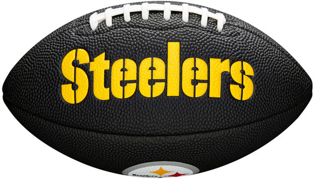 #2 - Wilson Nfl Mini Soft Touch Amerikansk Fodbold, Pittsburgh Steelers Unisex Tilbehør Og Udstyr Sort 2