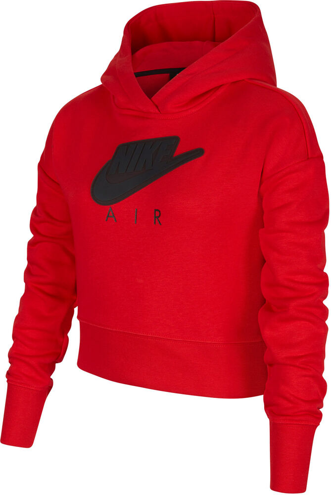 Nike Air Crop Hættetrøje Unisex Tøj Rød M