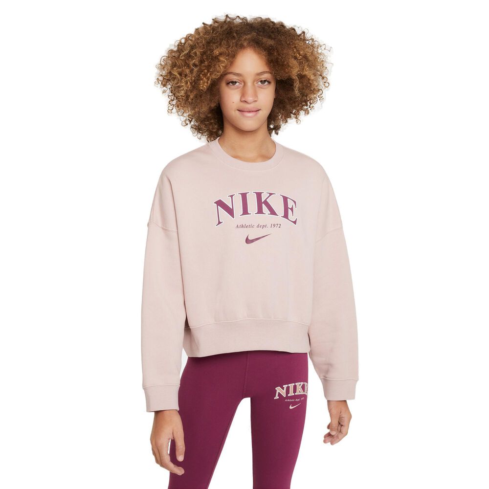 Nike Sportswear Trend Fleece Sweatshirt Piger Tøj Pink 137147 / M