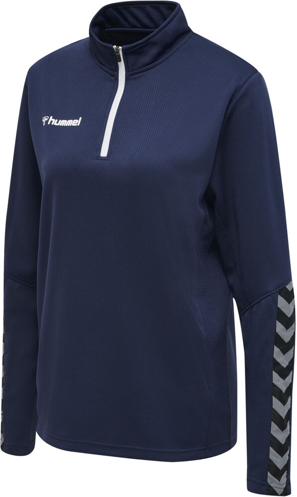 #3 - Hummel Authentic Træningstrøje Damer Hættetrøjer & Sweatshirts Blå S
