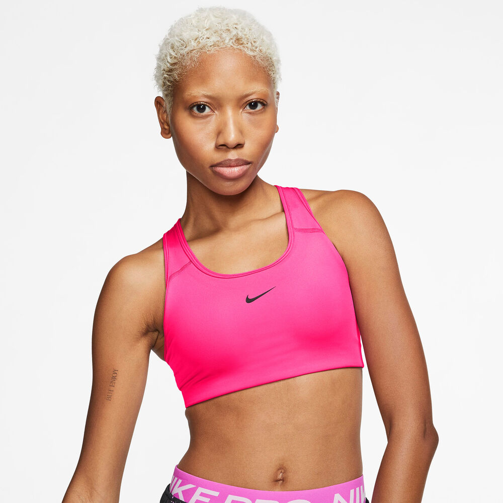 Nike Swoosh Mediumsupport Sports Bh Damer Tøj Pink L