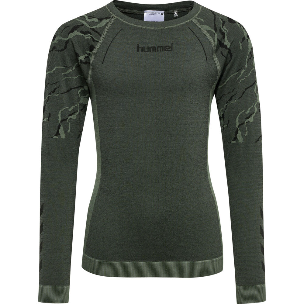 5: Hummel Spun Seamless Træningstrøje Unisex Tøj Grøn 146152