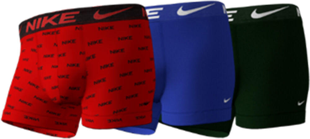 12: Nike Underbukser, Polyester, 3pak Herrer Undertøj Multifarvet M