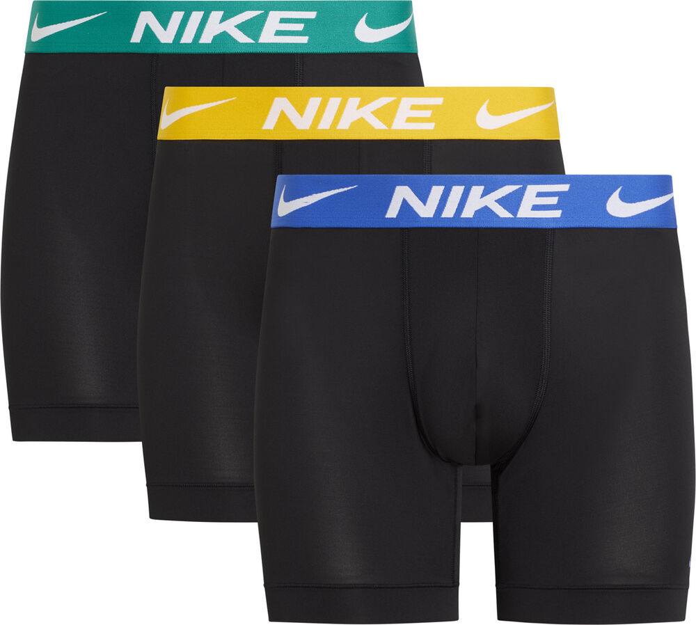2: Nike Underbukser, Polyester, 3pak Herrer Undertøj Sort S