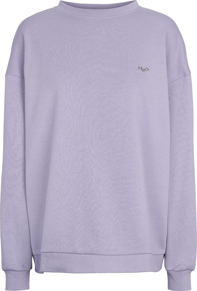 H2o Base O´neck Sweatshirt Damer Tøj Lilla S