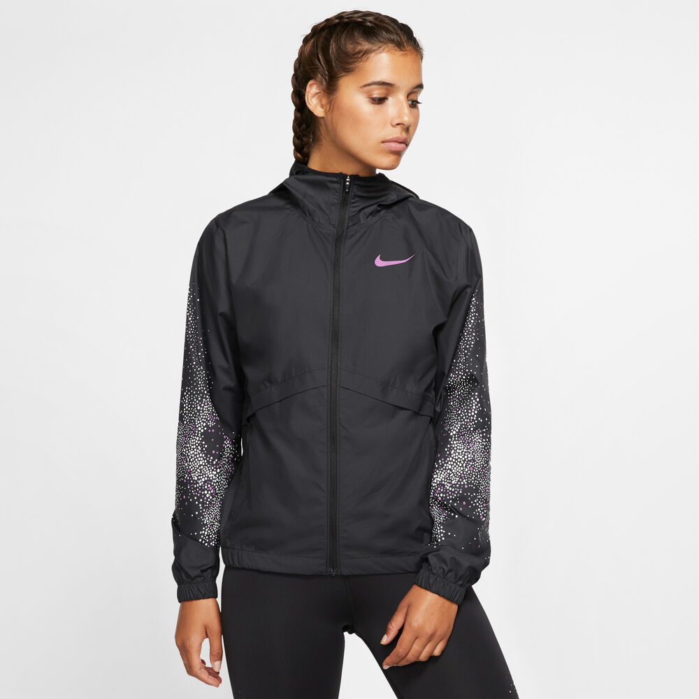 Nike Essential Fullzip Running Jacket Damer Løbejakker Sort S