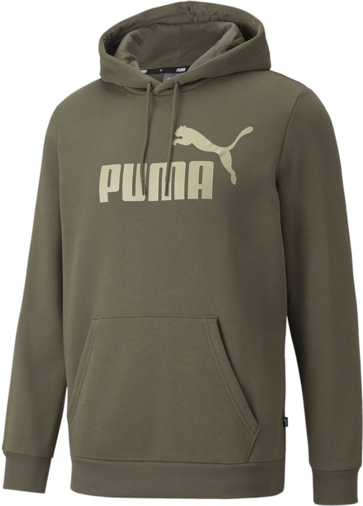 Puma Essentials Big Logo Hættetrøje Herrer Hoodies Og Sweatshirts Grøn L