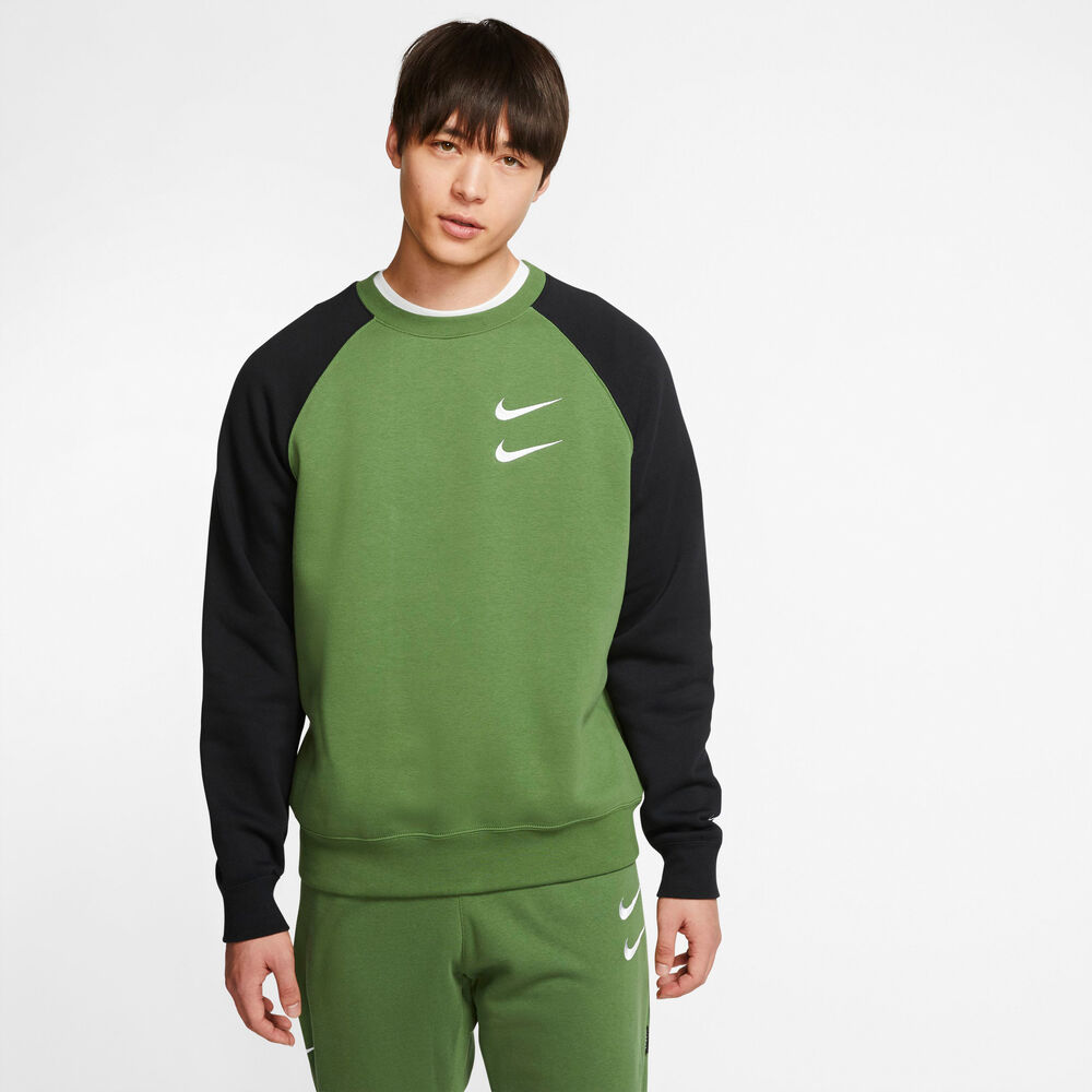 Nike Sportswear Swoosh Sweatshirt Herrer Tøj Grøn Xxl