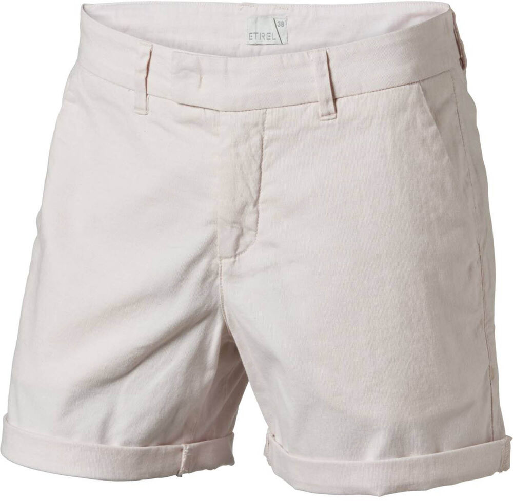 Etirel Ella Stripe Shorts Damer Shorts Hvid 44