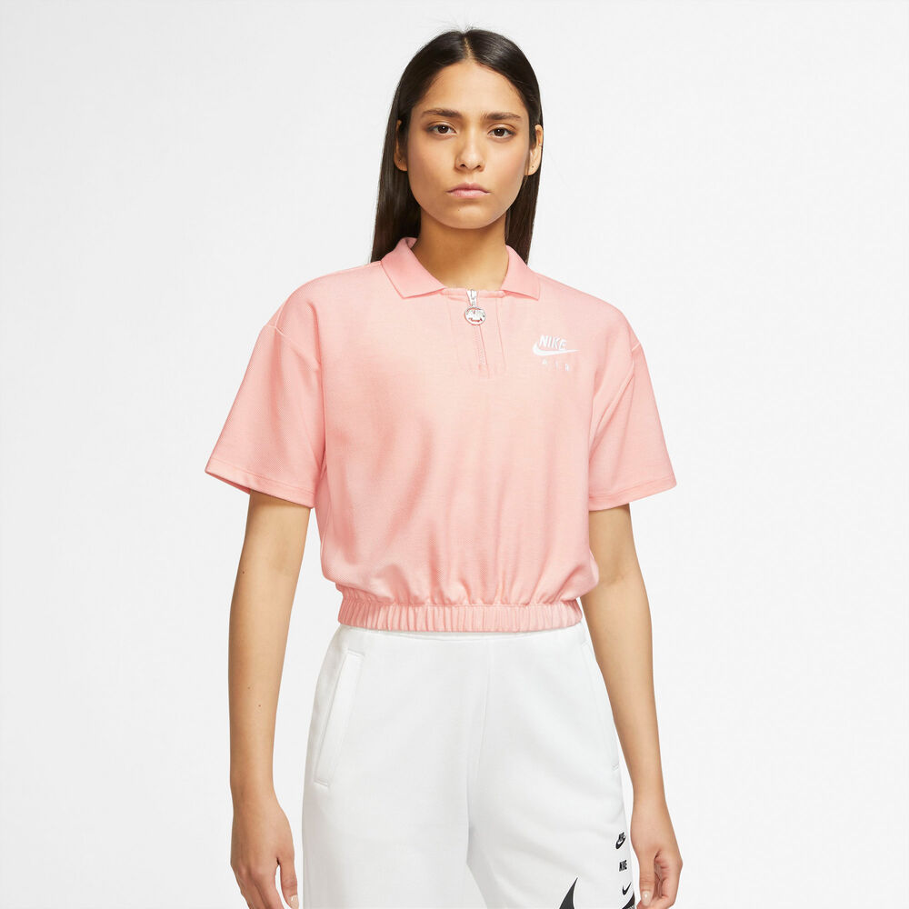 Nike Air Pique Polo Damer Tøj Pink M