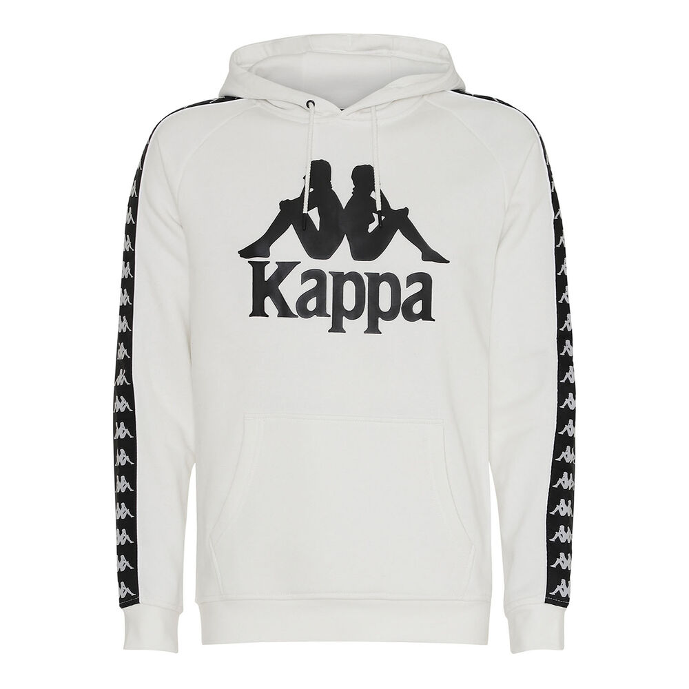 Kappa Authentic Bazba Hættetrøje Herrer Tøj Hvid M