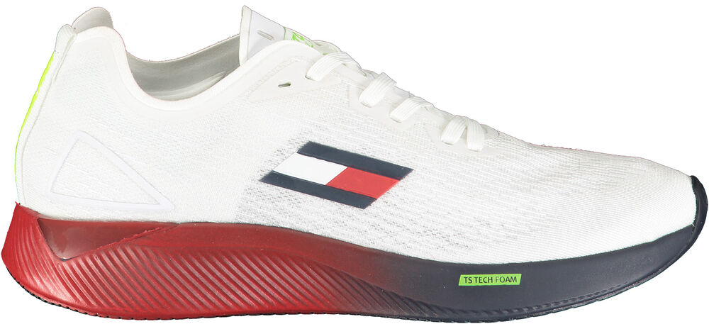 Tommy Hilfiger Sport Jacquard Sneakers Herrer Sko Hvid 44.5