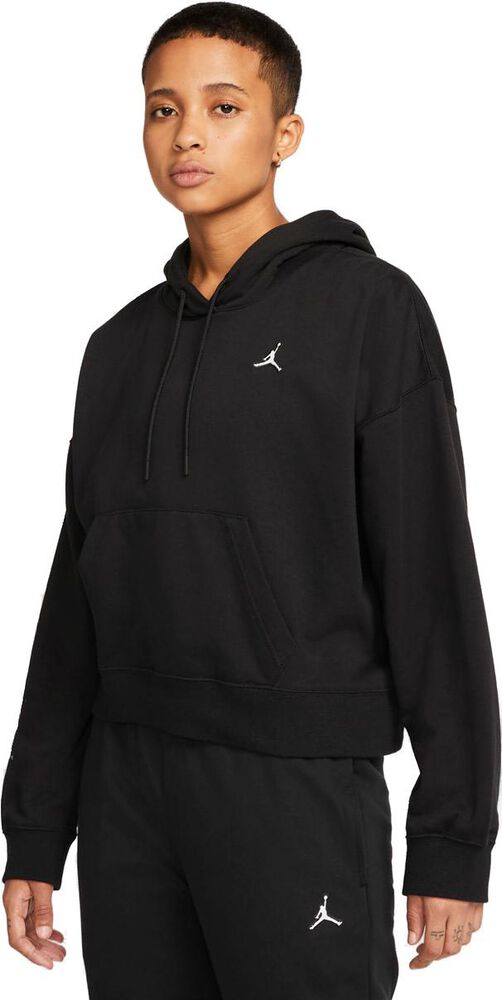 Nike Jordan Essentials Fleece Hættetrøje Damer Hættetrøjer & Sweatshirts Sort L