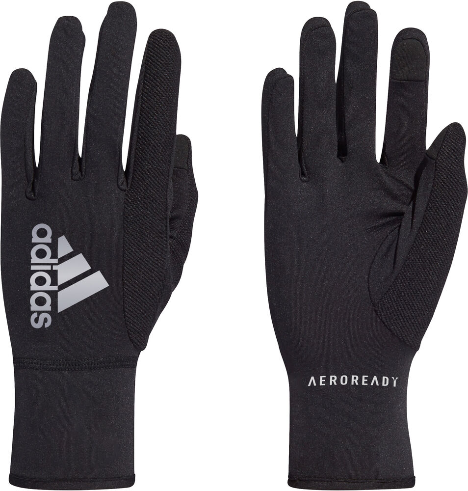Adidas Aeroready Warm Løbehandsker Unisex Halsedisser, Handsker Og Huer Sort L