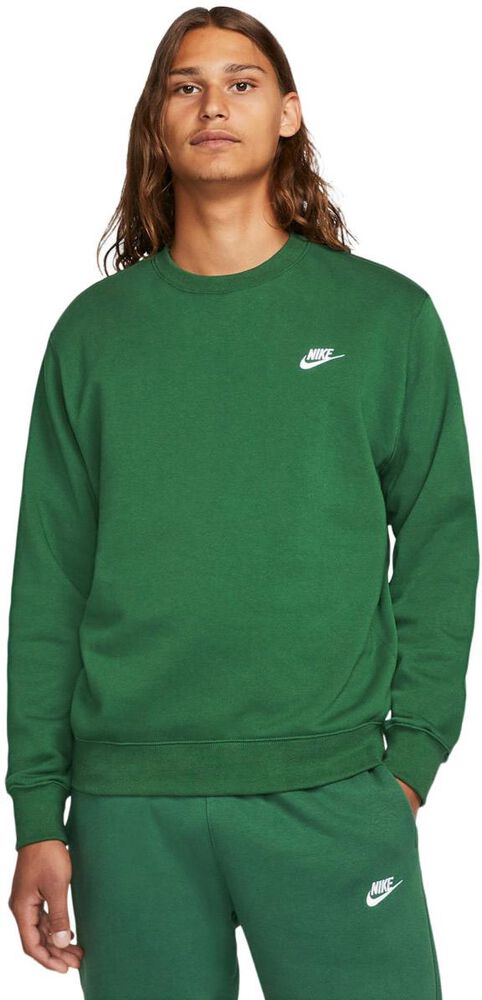Nike Sportswear Club Fleece Sweatshirt Herrer Hoodies Og Sweatshirts Grøn Xs