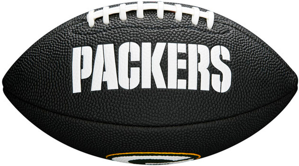 4: Wilson Nfl Mini Soft Touch Amerikansk Fodbold, Green Bay Packers Unisex Tilbehør Og Udstyr Sort 2